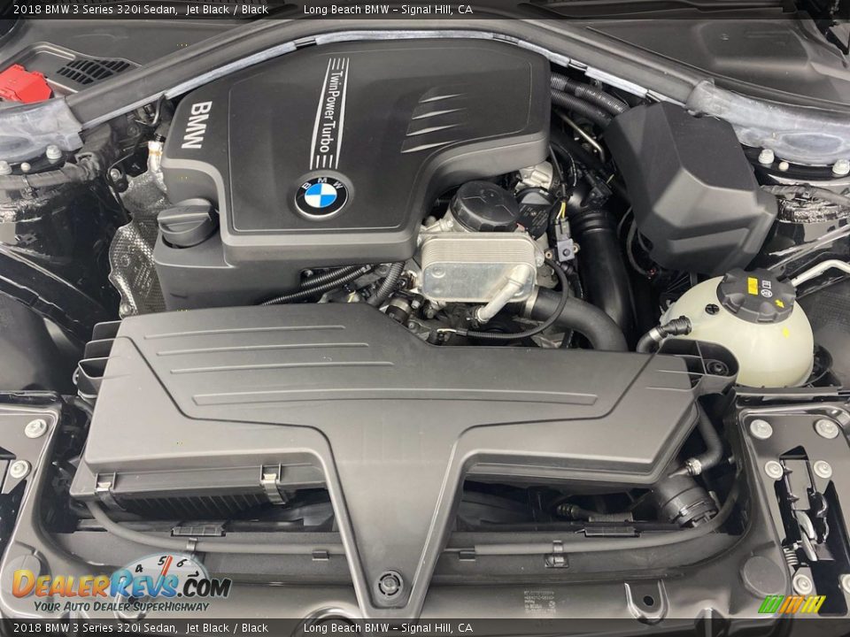 2018 BMW 3 Series 320i Sedan Jet Black / Black Photo #12