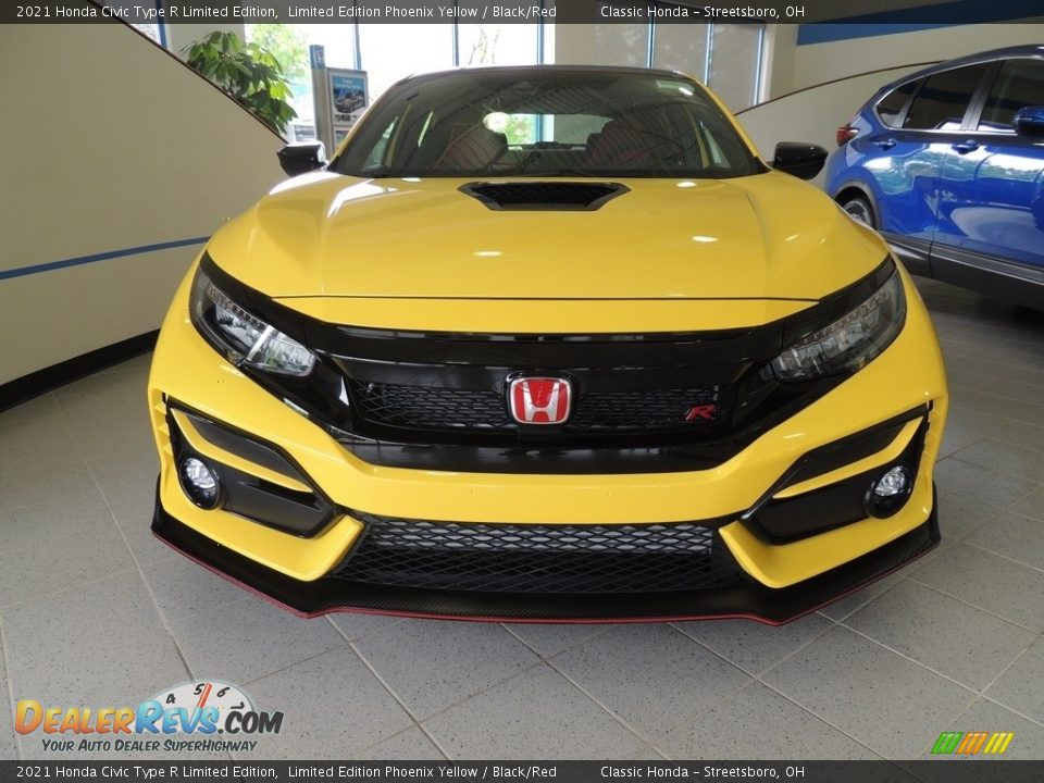 2021 Honda Civic Type R Limited Edition Limited Edition Phoenix Yellow / Black/Red Photo #2