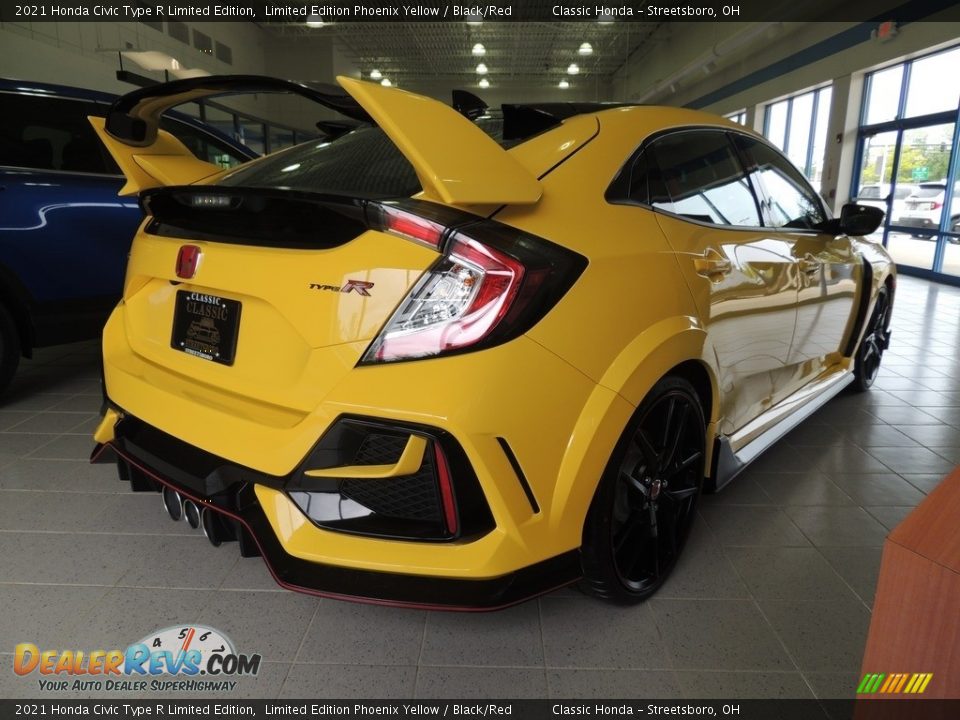 2021 Honda Civic Type R Limited Edition Limited Edition Phoenix Yellow / Black/Red Photo #4