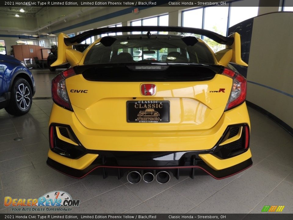 2021 Honda Civic Type R Limited Edition Limited Edition Phoenix Yellow / Black/Red Photo #5