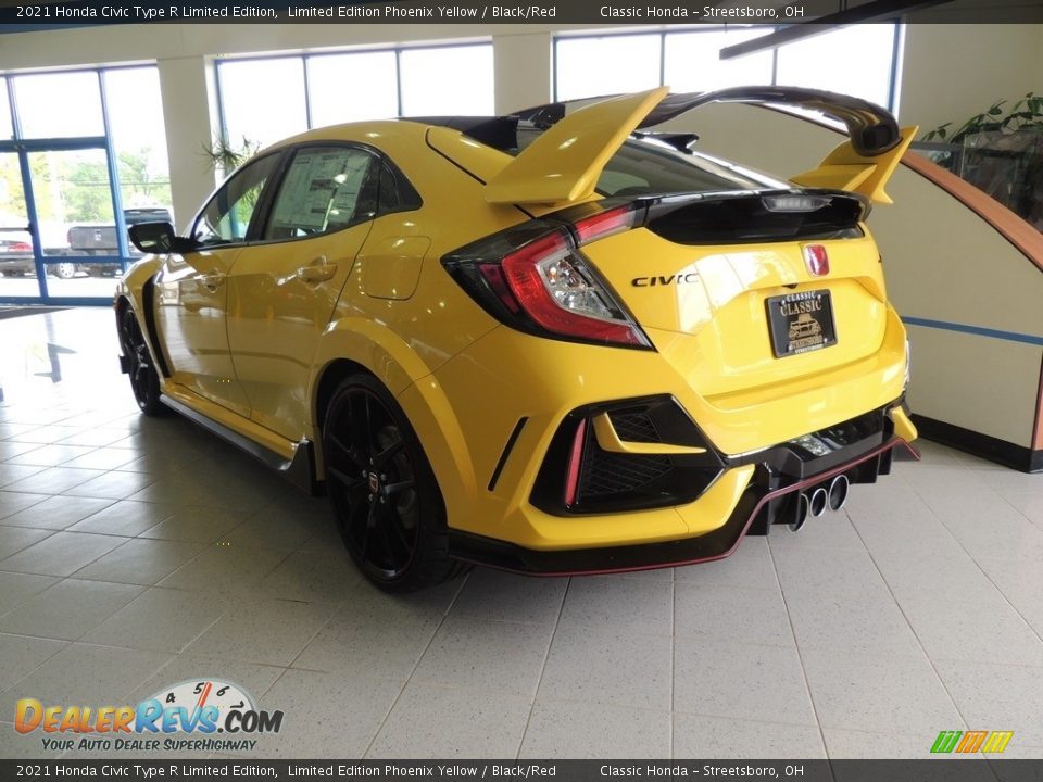 2021 Honda Civic Type R Limited Edition Limited Edition Phoenix Yellow / Black/Red Photo #6
