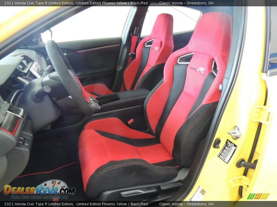 Front Seat of 2021 Honda Civic Type R Limited Edition Photo #11