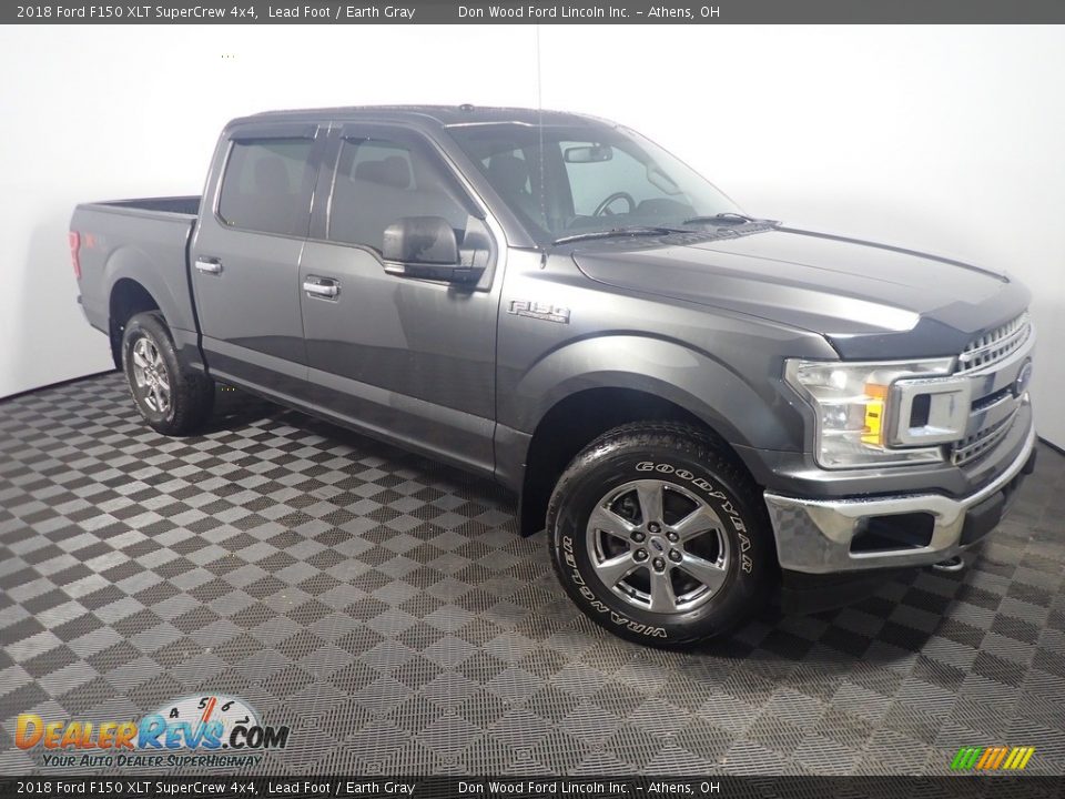 2018 Ford F150 XLT SuperCrew 4x4 Lead Foot / Earth Gray Photo #3