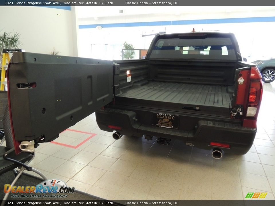 2021 Honda Ridgeline Sport AWD Radiant Red Metallic II / Black Photo #6