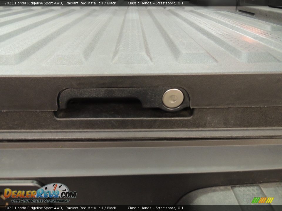 2021 Honda Ridgeline Sport AWD Radiant Red Metallic II / Black Photo #9