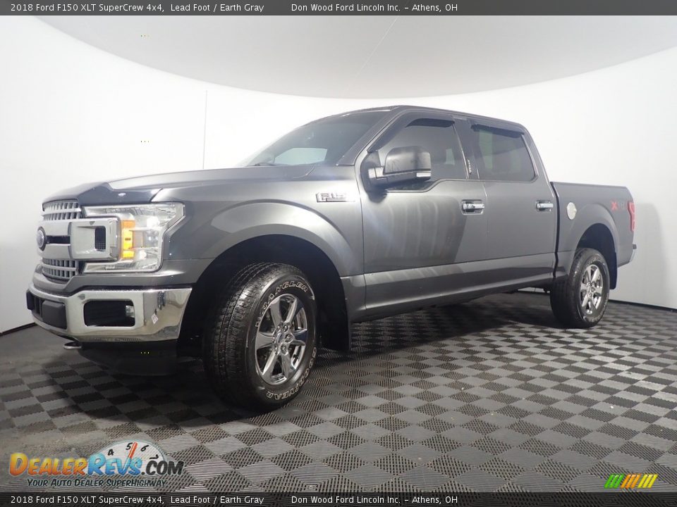 2018 Ford F150 XLT SuperCrew 4x4 Lead Foot / Earth Gray Photo #8