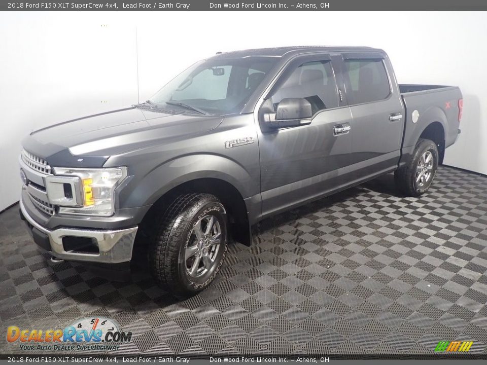 2018 Ford F150 XLT SuperCrew 4x4 Lead Foot / Earth Gray Photo #9