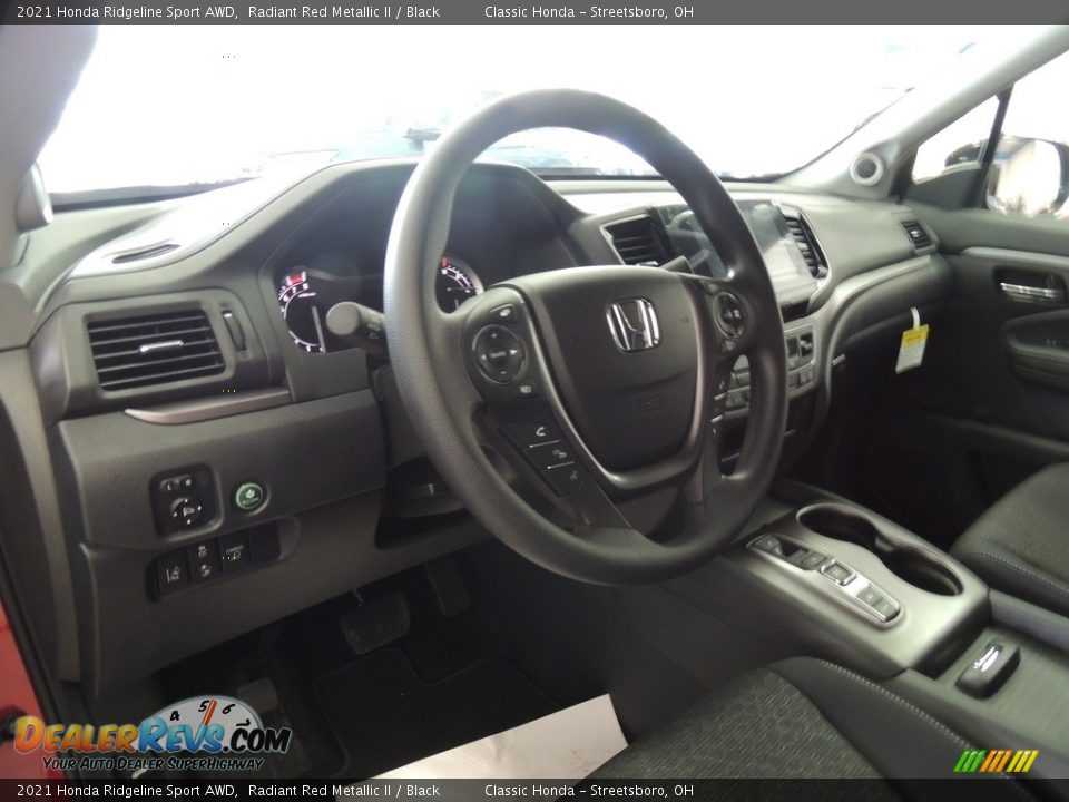 2021 Honda Ridgeline Sport AWD Radiant Red Metallic II / Black Photo #12
