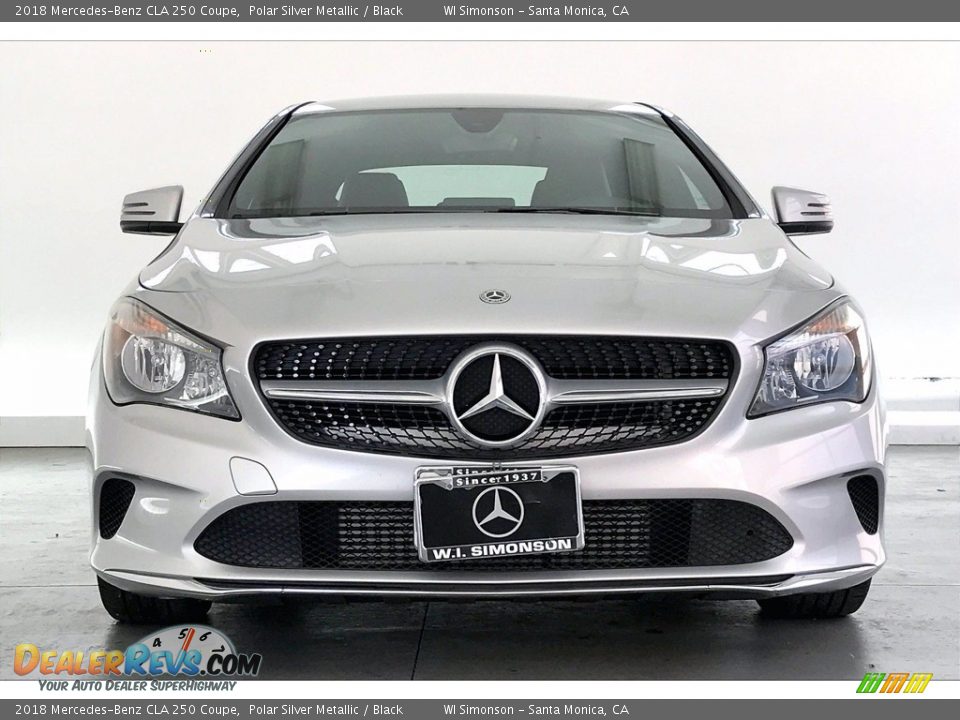2018 Mercedes-Benz CLA 250 Coupe Polar Silver Metallic / Black Photo #2