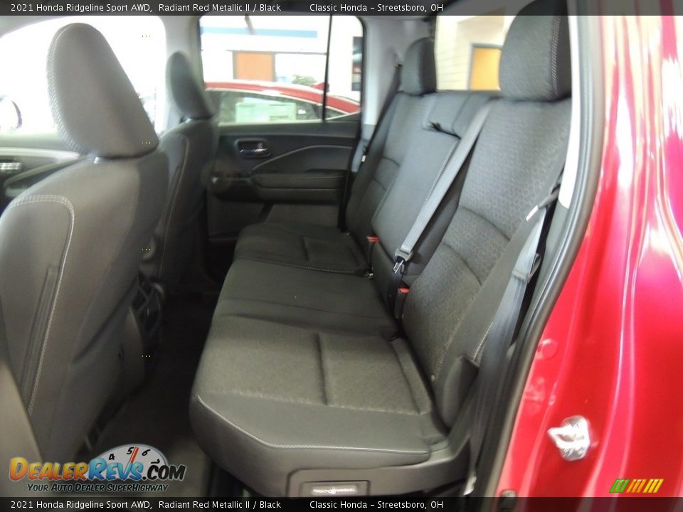 2021 Honda Ridgeline Sport AWD Radiant Red Metallic II / Black Photo #14