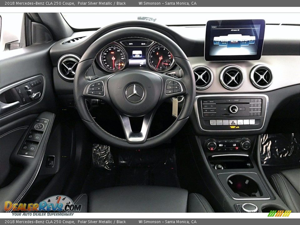 2018 Mercedes-Benz CLA 250 Coupe Polar Silver Metallic / Black Photo #4