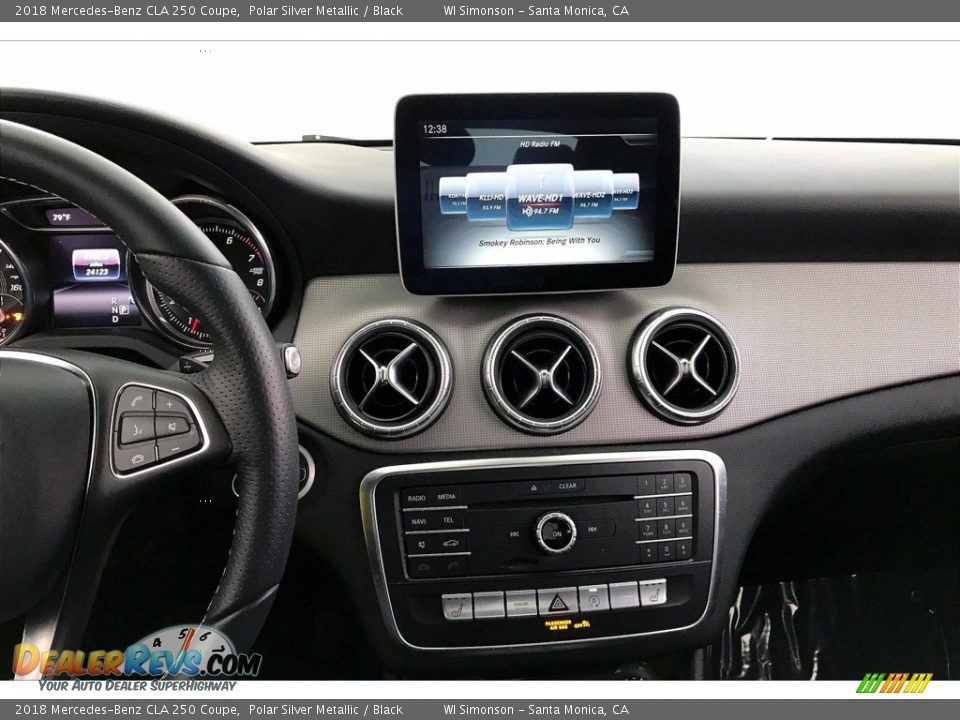 2018 Mercedes-Benz CLA 250 Coupe Polar Silver Metallic / Black Photo #5