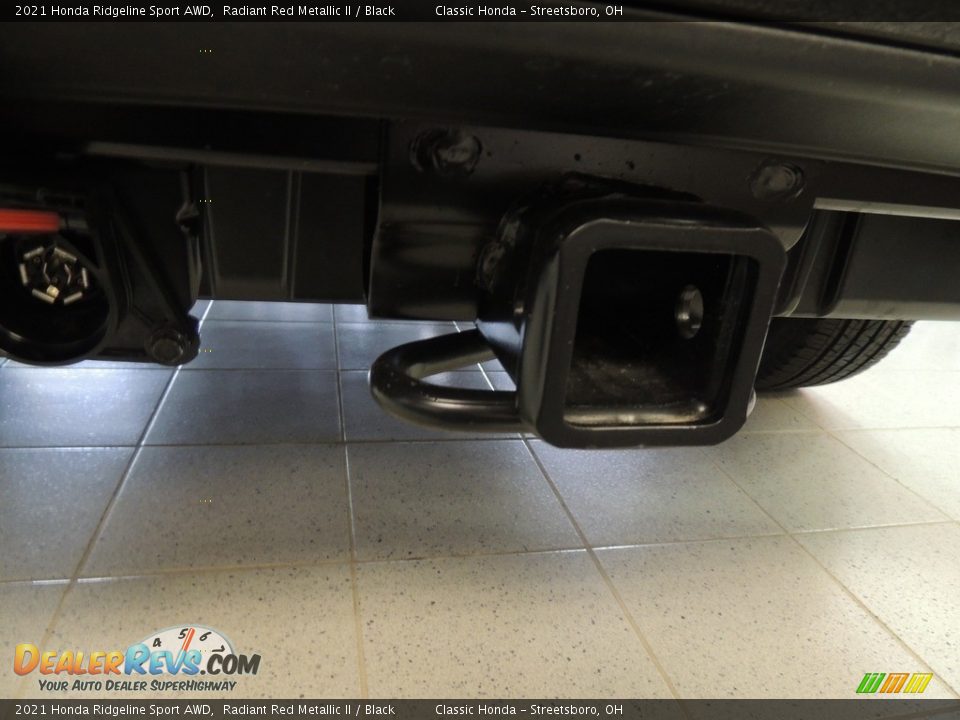 2021 Honda Ridgeline Sport AWD Radiant Red Metallic II / Black Photo #18