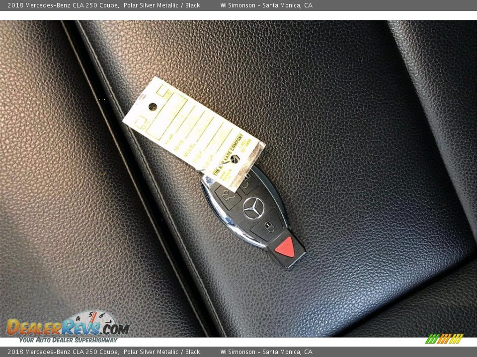 2018 Mercedes-Benz CLA 250 Coupe Polar Silver Metallic / Black Photo #11