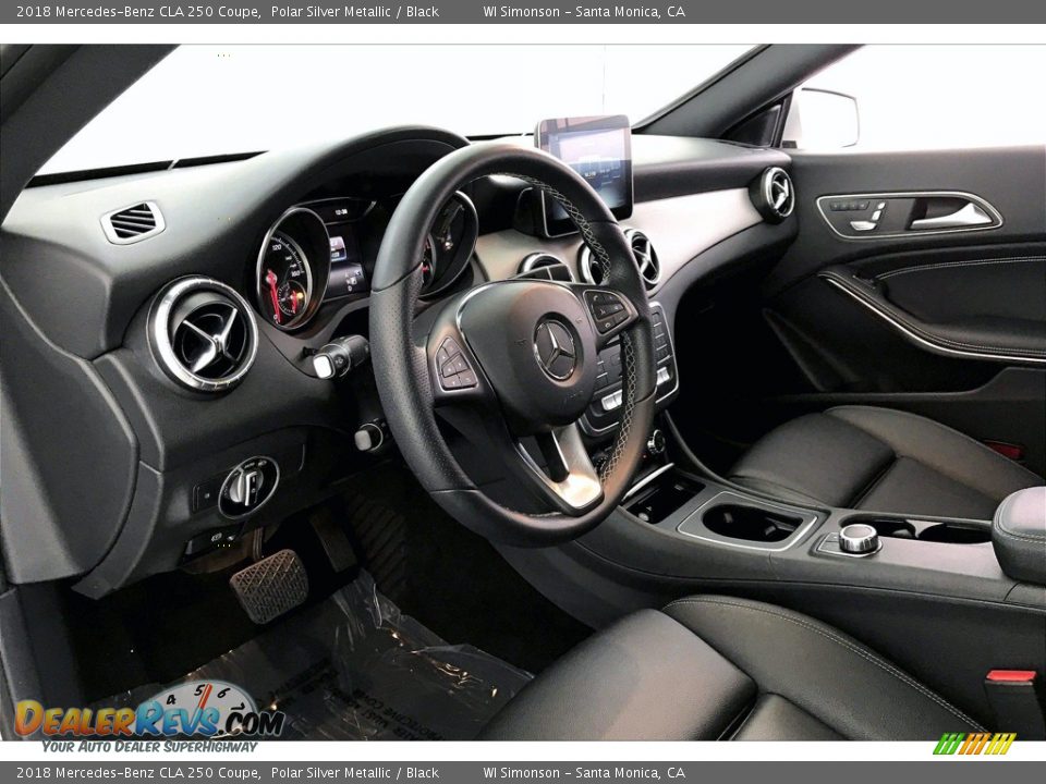 2018 Mercedes-Benz CLA 250 Coupe Polar Silver Metallic / Black Photo #14