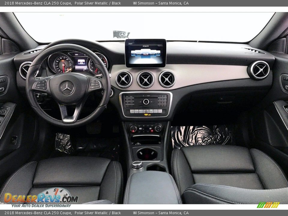 2018 Mercedes-Benz CLA 250 Coupe Polar Silver Metallic / Black Photo #15