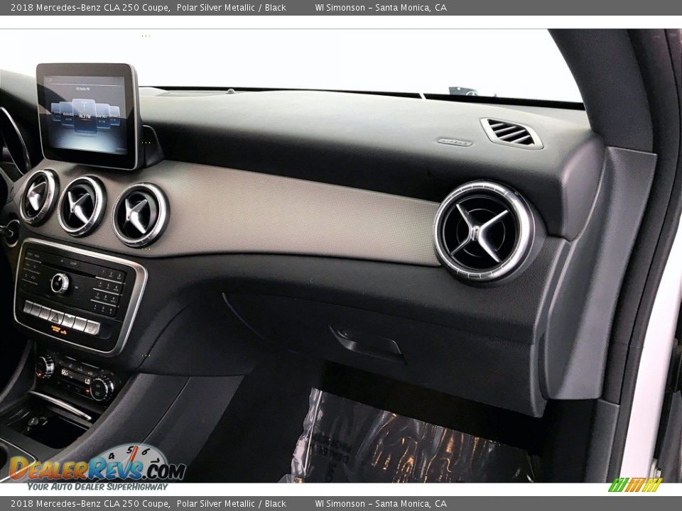2018 Mercedes-Benz CLA 250 Coupe Polar Silver Metallic / Black Photo #16