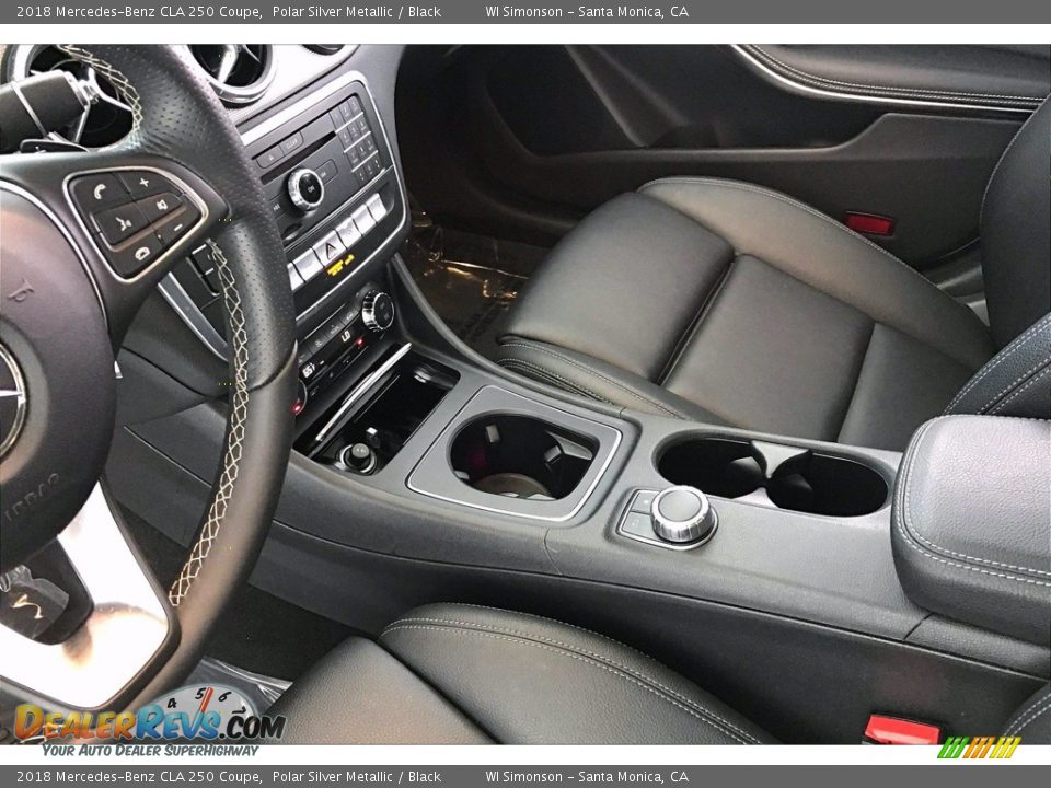 2018 Mercedes-Benz CLA 250 Coupe Polar Silver Metallic / Black Photo #17