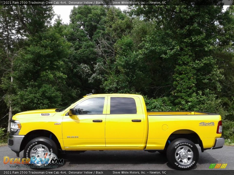 2021 Ram 2500 Tradesman Crew Cab 4x4 Detonator Yellow / Black Photo #1