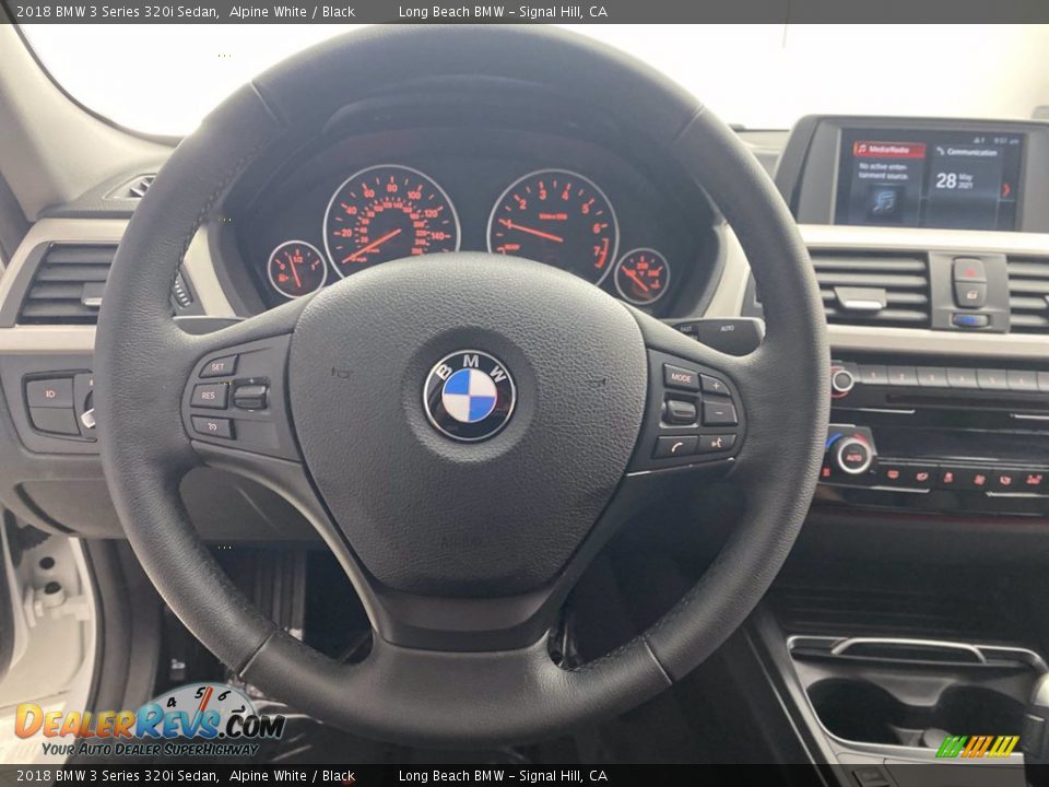 2018 BMW 3 Series 320i Sedan Alpine White / Black Photo #17