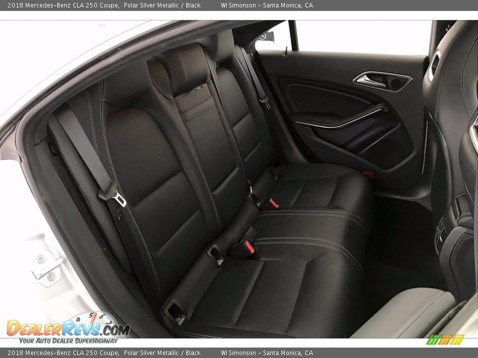 2018 Mercedes-Benz CLA 250 Coupe Polar Silver Metallic / Black Photo #19