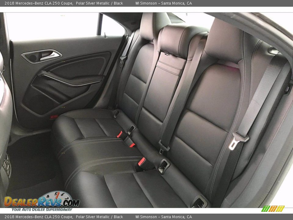 2018 Mercedes-Benz CLA 250 Coupe Polar Silver Metallic / Black Photo #20