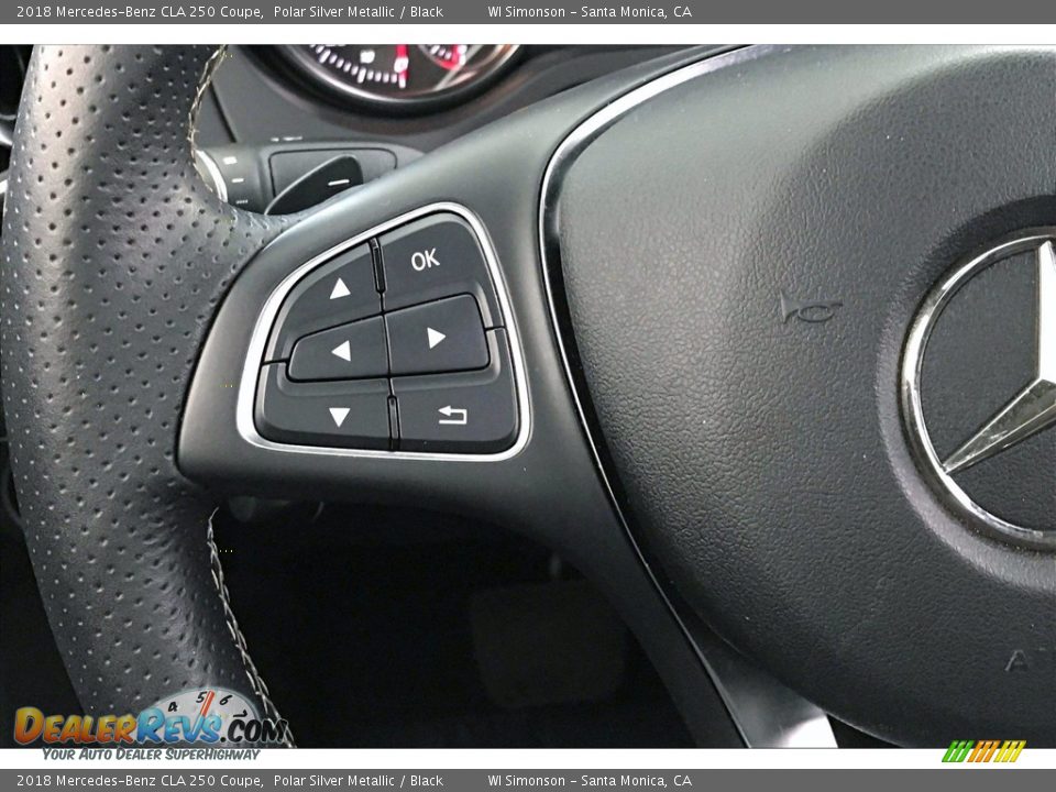 2018 Mercedes-Benz CLA 250 Coupe Polar Silver Metallic / Black Photo #21