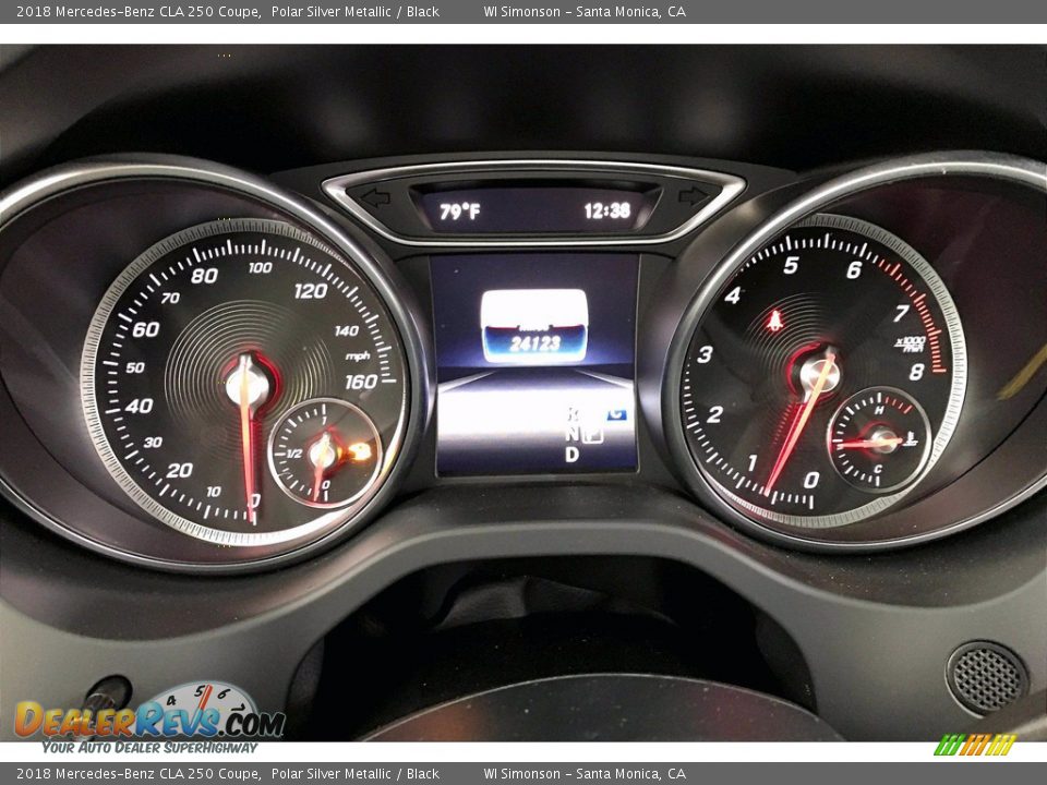 2018 Mercedes-Benz CLA 250 Coupe Polar Silver Metallic / Black Photo #23