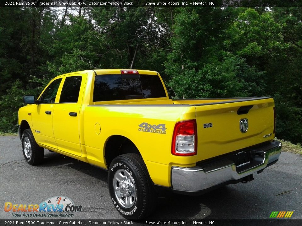 2021 Ram 2500 Tradesman Crew Cab 4x4 Detonator Yellow / Black Photo #8