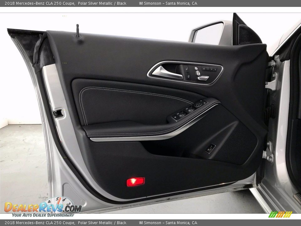 2018 Mercedes-Benz CLA 250 Coupe Polar Silver Metallic / Black Photo #26