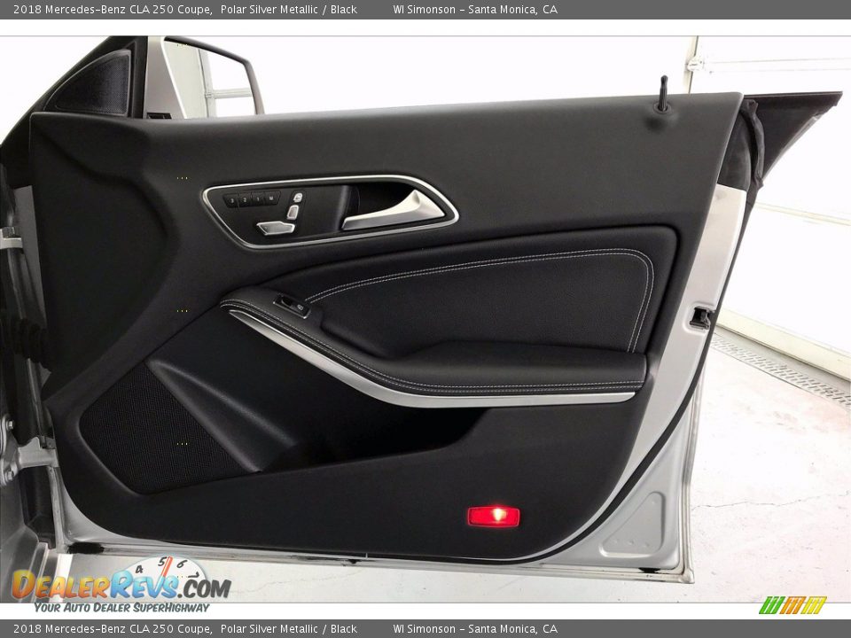 2018 Mercedes-Benz CLA 250 Coupe Polar Silver Metallic / Black Photo #27