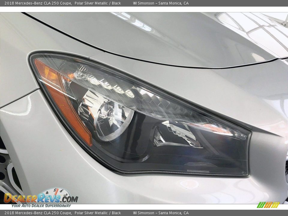 2018 Mercedes-Benz CLA 250 Coupe Polar Silver Metallic / Black Photo #28