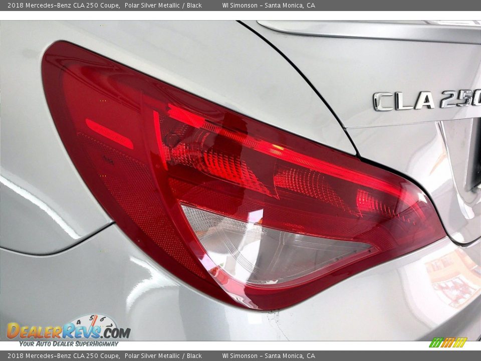 2018 Mercedes-Benz CLA 250 Coupe Polar Silver Metallic / Black Photo #29