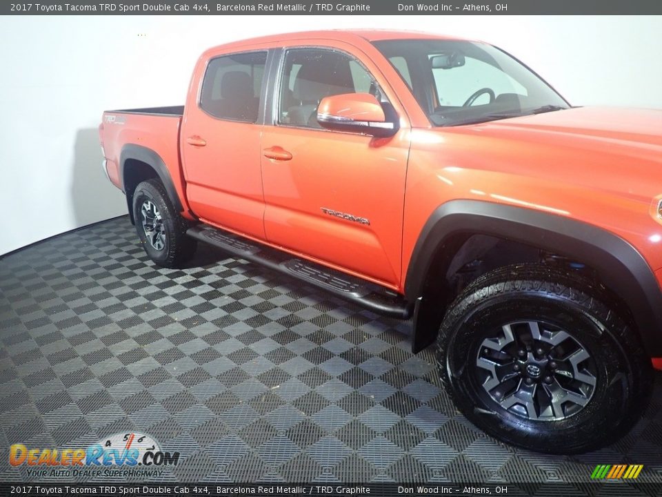 2017 Toyota Tacoma TRD Sport Double Cab 4x4 Barcelona Red Metallic / TRD Graphite Photo #5