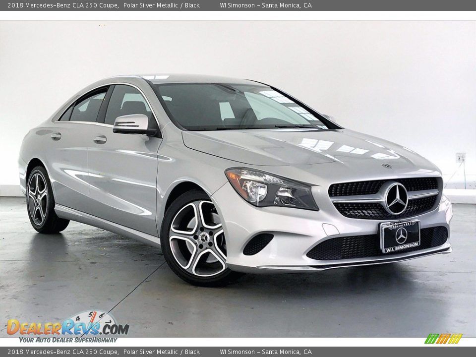 2018 Mercedes-Benz CLA 250 Coupe Polar Silver Metallic / Black Photo #34