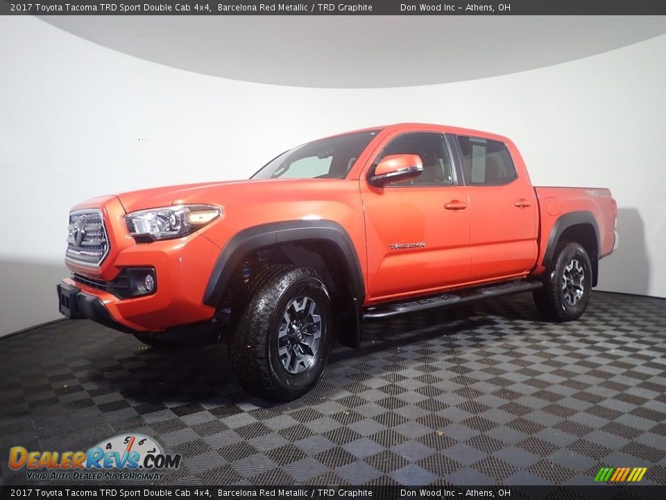 2017 Toyota Tacoma TRD Sport Double Cab 4x4 Barcelona Red Metallic / TRD Graphite Photo #9