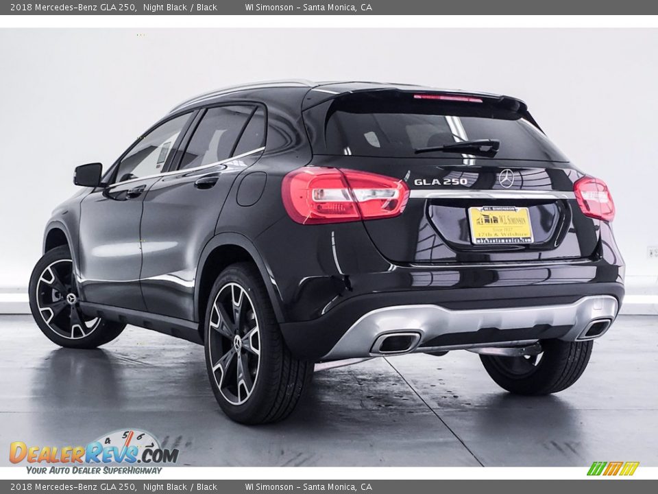 2018 Mercedes-Benz GLA 250 Night Black / Black Photo #3