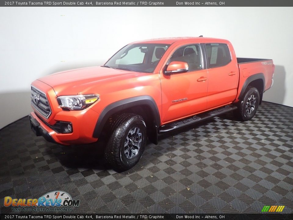 2017 Toyota Tacoma TRD Sport Double Cab 4x4 Barcelona Red Metallic / TRD Graphite Photo #10