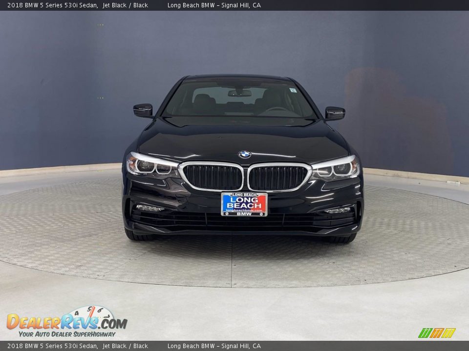 2018 BMW 5 Series 530i Sedan Jet Black / Black Photo #2