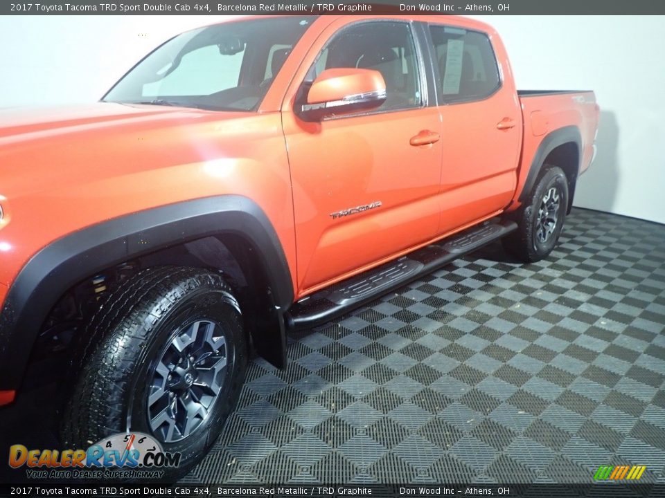 2017 Toyota Tacoma TRD Sport Double Cab 4x4 Barcelona Red Metallic / TRD Graphite Photo #11