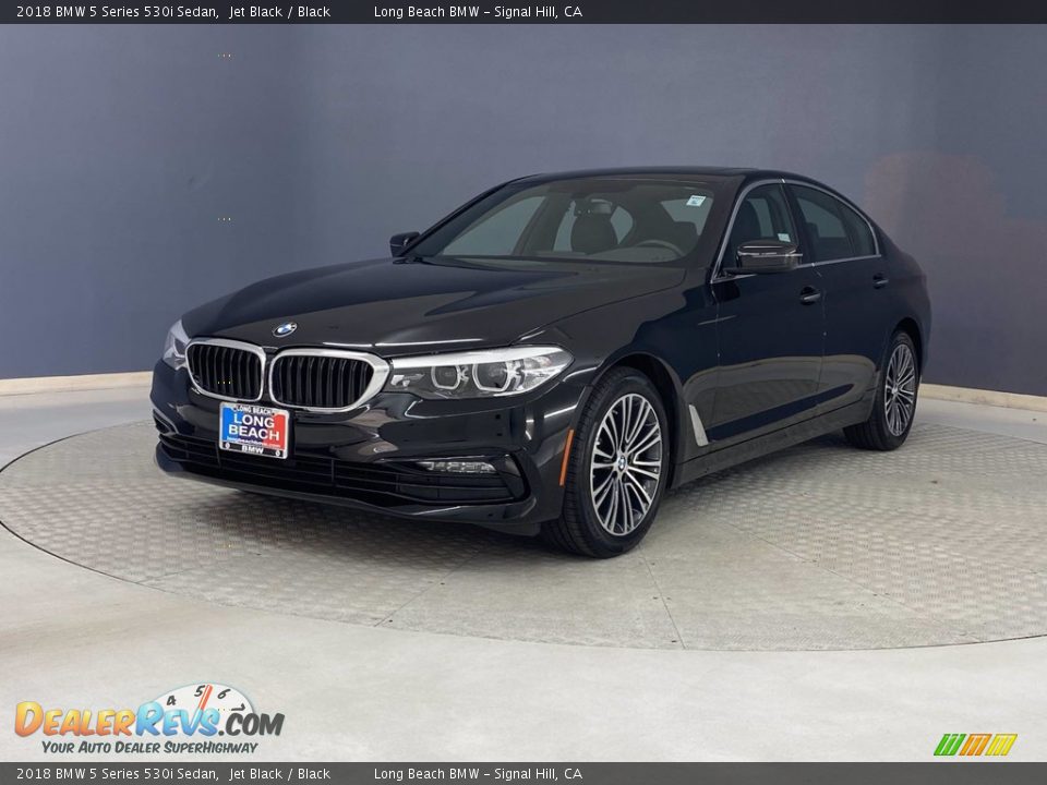 2018 BMW 5 Series 530i Sedan Jet Black / Black Photo #3