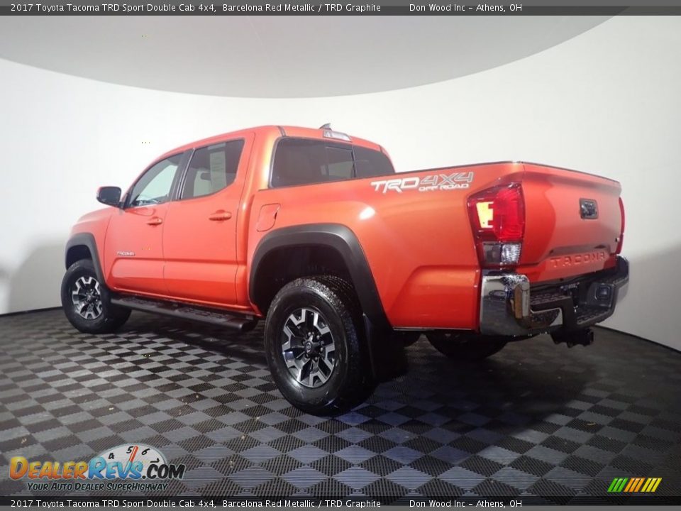 2017 Toyota Tacoma TRD Sport Double Cab 4x4 Barcelona Red Metallic / TRD Graphite Photo #12