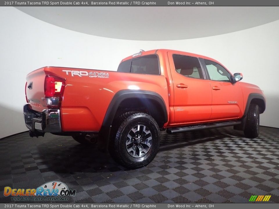 2017 Toyota Tacoma TRD Sport Double Cab 4x4 Barcelona Red Metallic / TRD Graphite Photo #16