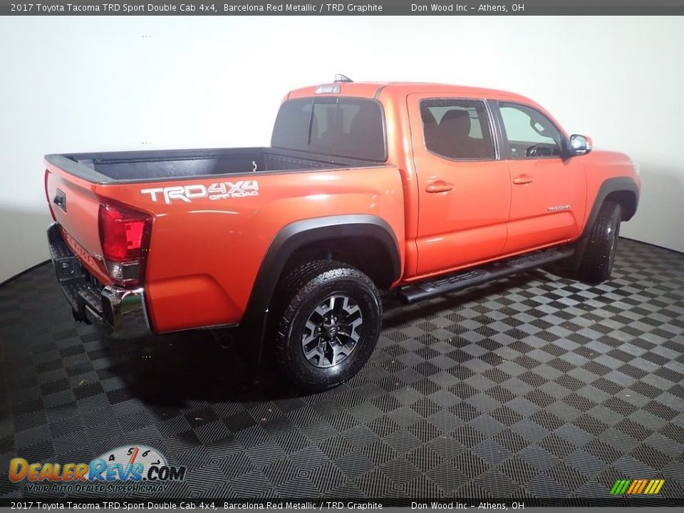 2017 Toyota Tacoma TRD Sport Double Cab 4x4 Barcelona Red Metallic / TRD Graphite Photo #17