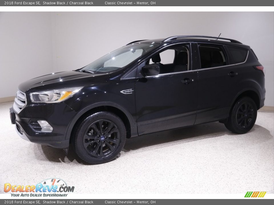 2018 Ford Escape SE Shadow Black / Charcoal Black Photo #3