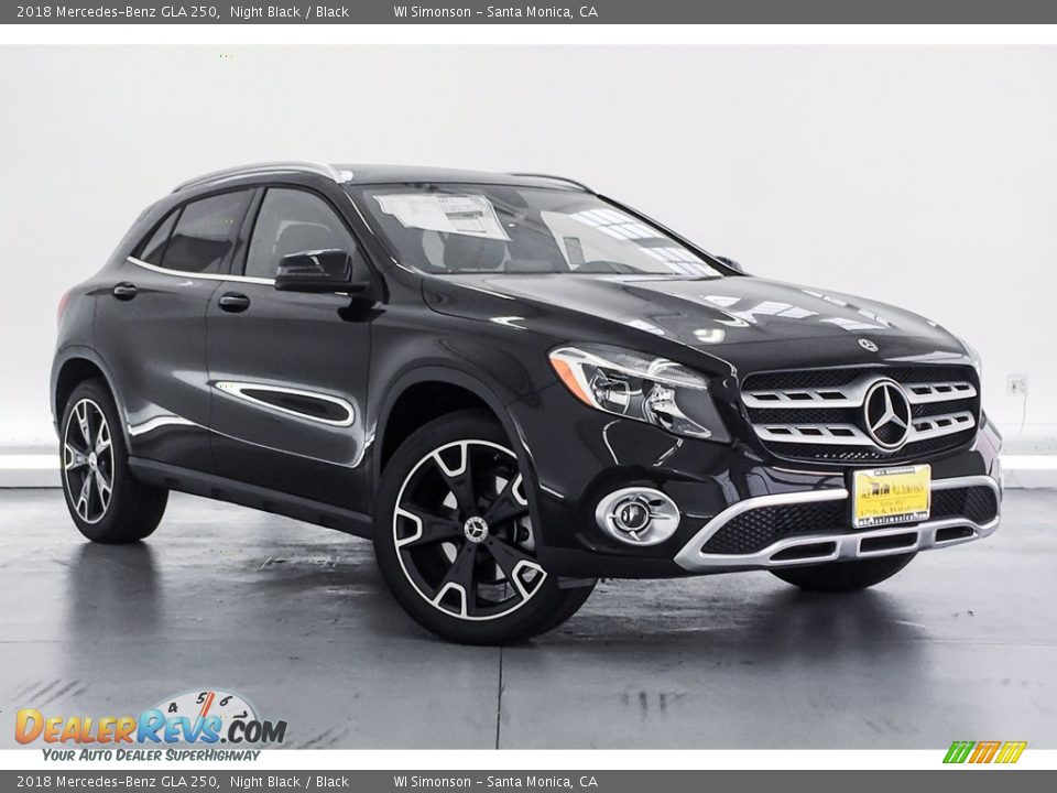 2018 Mercedes-Benz GLA 250 Night Black / Black Photo #12