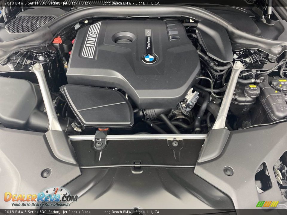 2018 BMW 5 Series 530i Sedan Jet Black / Black Photo #12