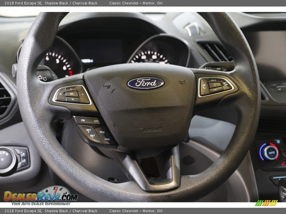 2018 Ford Escape SE Shadow Black / Charcoal Black Photo #7