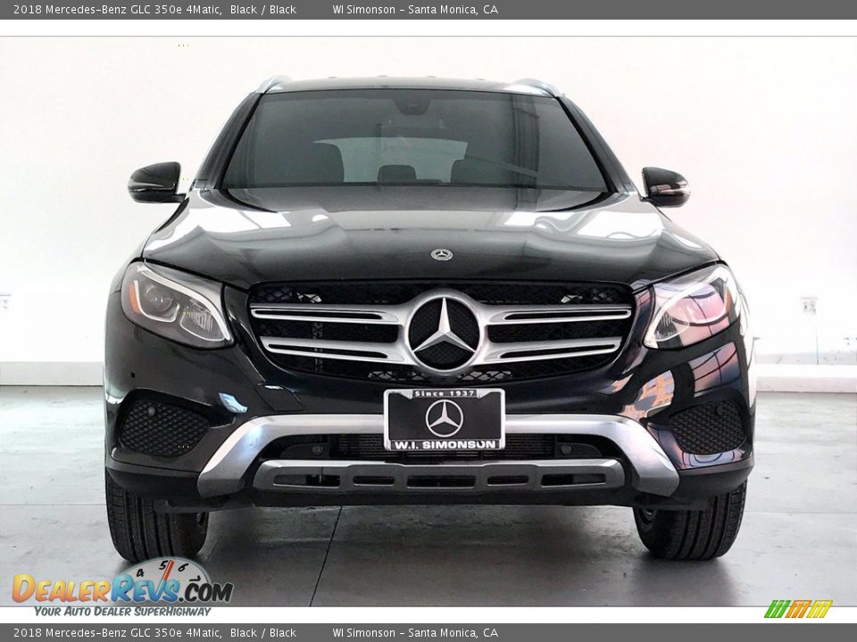 2018 Mercedes-Benz GLC 350e 4Matic Black / Black Photo #2