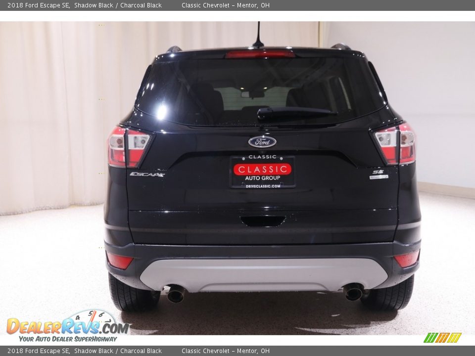 2018 Ford Escape SE Shadow Black / Charcoal Black Photo #17